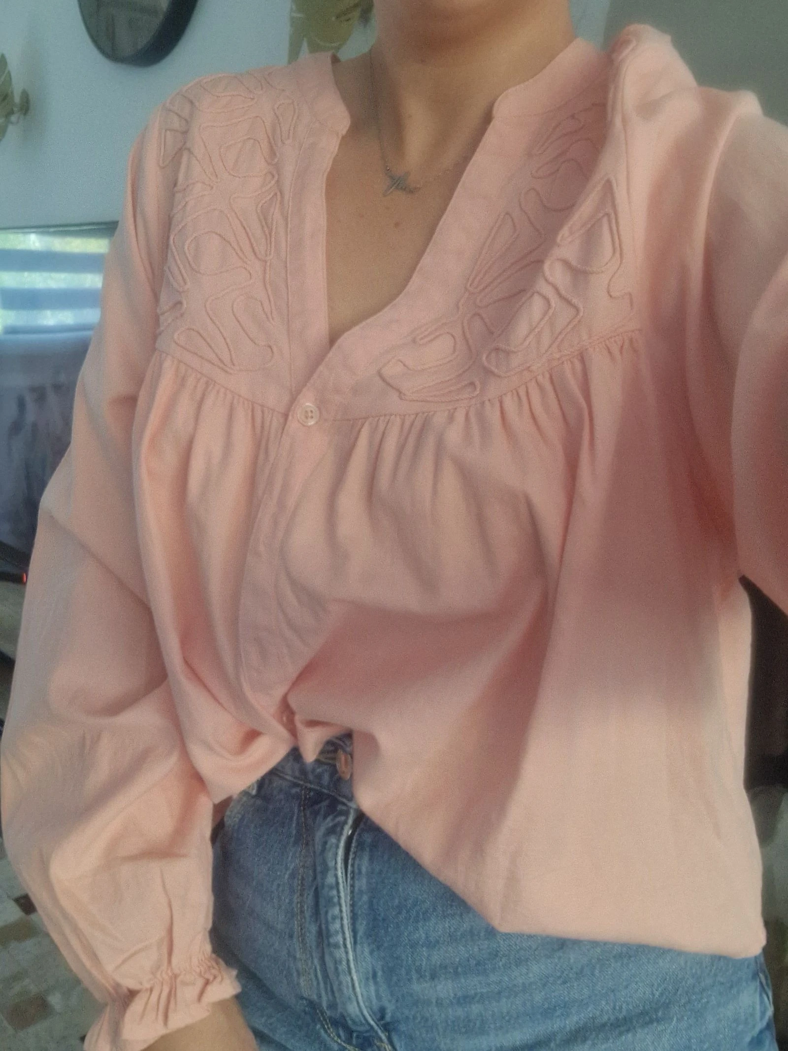 ✨ CIMINY pink blouse New Size M ✨ – photo 7